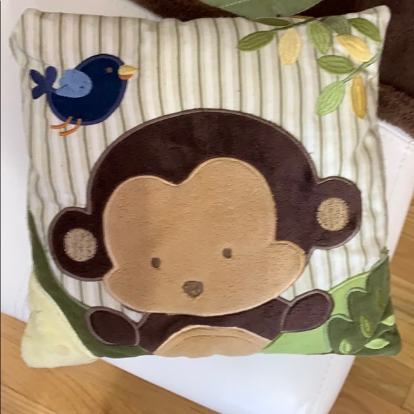 Monkey blanket and pillow - Picture 2 of 4